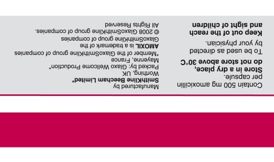 Amoxil Gélules 500mg*